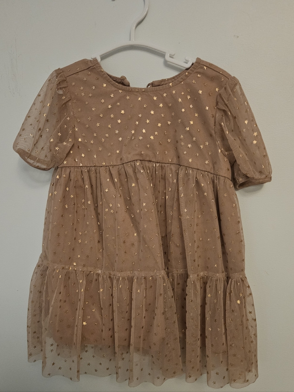 Baby Gap Gold Star Tulle Dress
